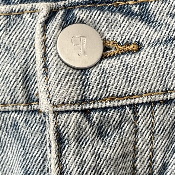 Pilcro Anthropologie Devon Denim Shorts 25 Button Fly Distressed Light Wash - Picture 8 of 12